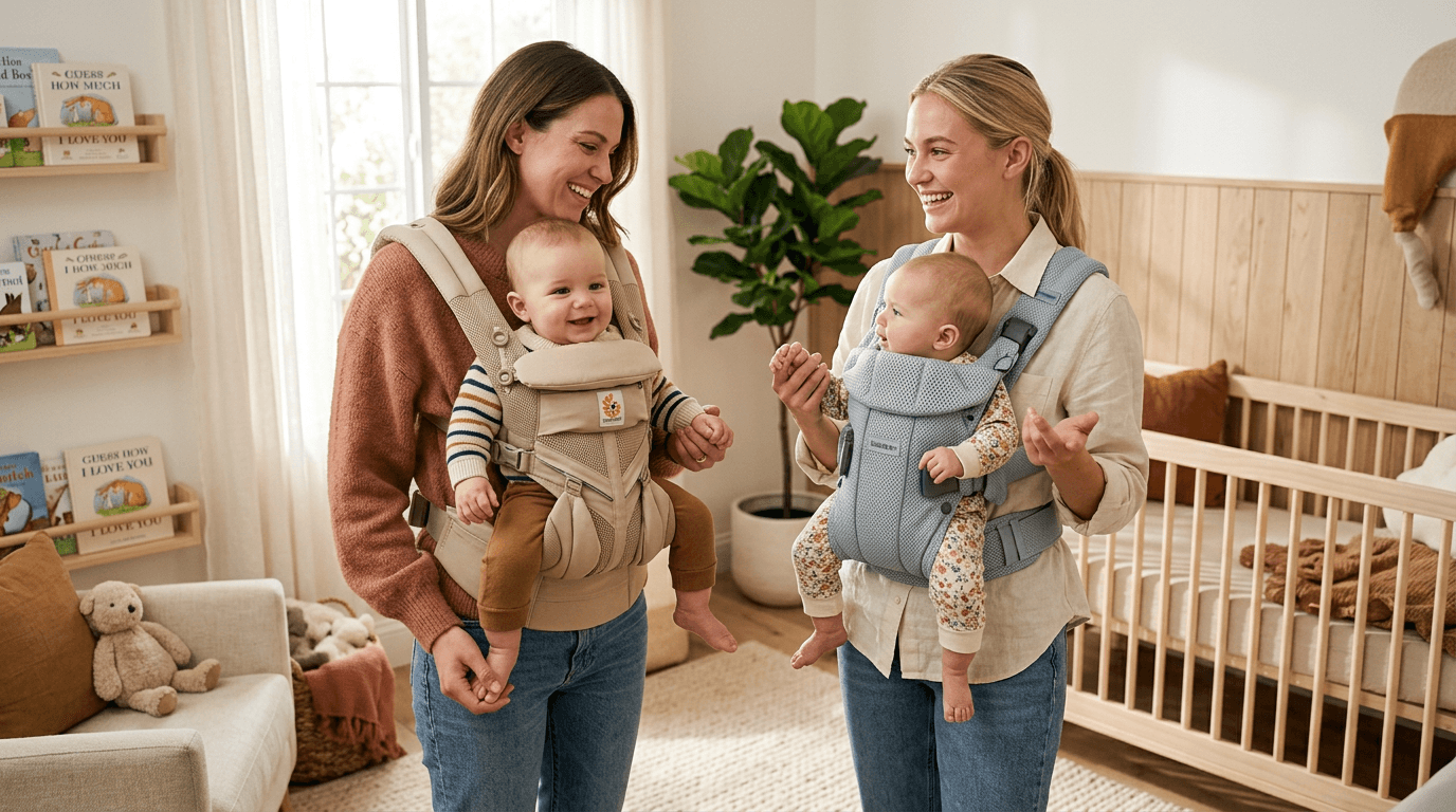 Ergobaby Omni 360 vs. BabyBjörn Free: Structured Carrier Showdown