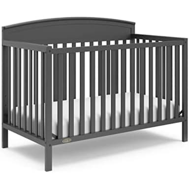 Graco Benton 5-in-1 Convertible Crib (Gray)