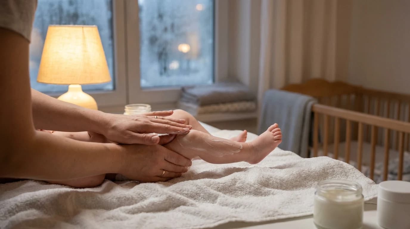 Baby Eczema in Winter: The 3-Minute Soak-and-Seal Routine