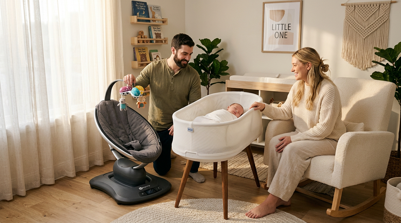 SNOO vs. MamaRoo: Smart Baby Gear Face-Off